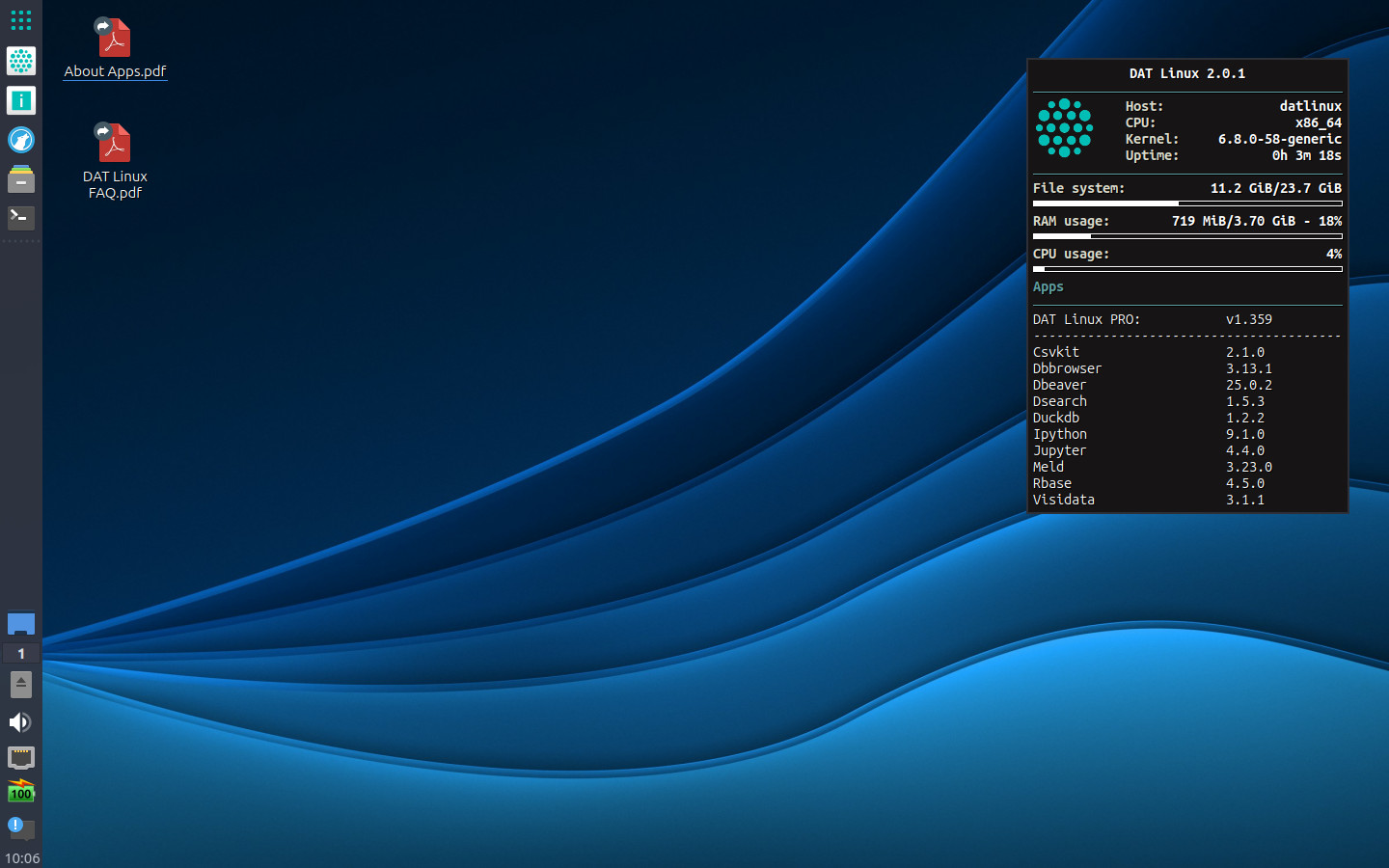 Virtual box dat linux 2