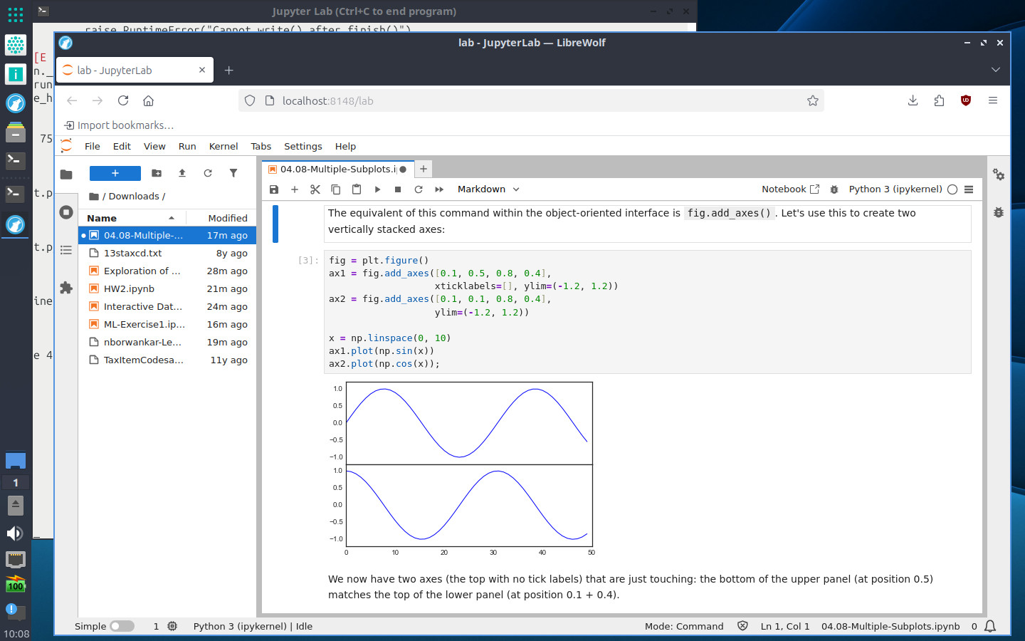 Virtual box dat linux 2
